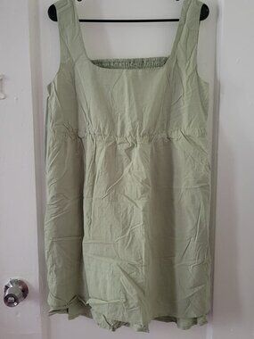 Jade Colored Mini Dress